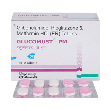 Glucomust-PM Tablet ER