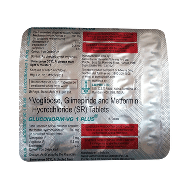 Gluconorm-VG 1 Plus Tablet SR