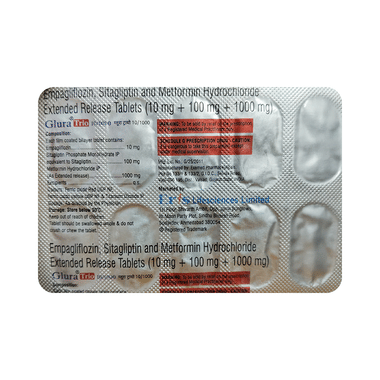 Image of Glura Trio 10/1000 Tablet ER