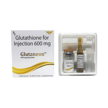 glutathione for injection 600 mg Glutathione 600 Mg Inj, For Clinical, Packaging Type: Box at ₹ 1900/box in  Panchkula