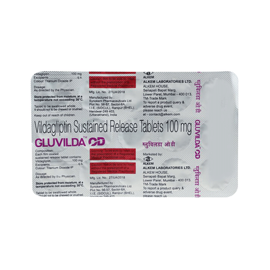 Gluvilda OD 100mg Tablet
