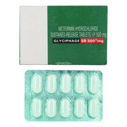 Glyciphage SR 500 mg Tablets