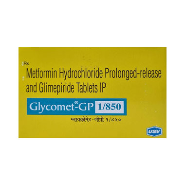 Glycomet-GP 1/850 Tablet PR