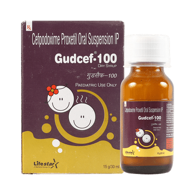Gudcef 100mg/5ml Syrup