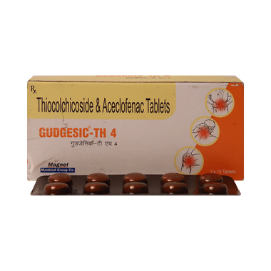 Gudgesic TH 100mg/4mg Tablet