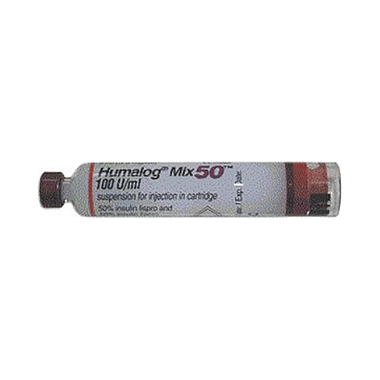 Humalog Mix 50 100IU/ml Cartridge