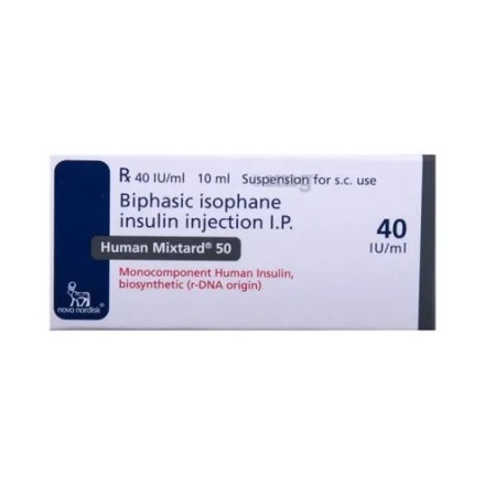 Human Mixtard 50 Injection 40IU-ml