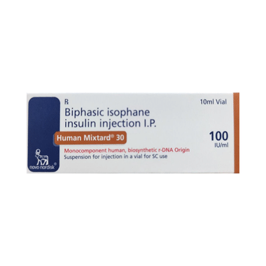 Human Mixtard 70/30 Suspension for Injection 100IU/ml