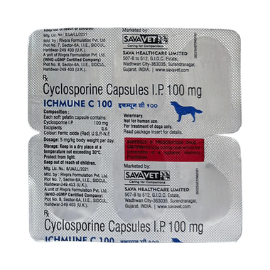 Image of Ichmune C 100 Pet Capsule