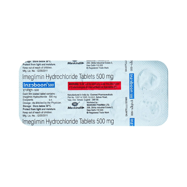 Inzoboon 500mg Tablet