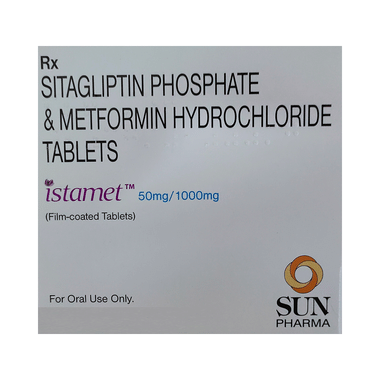 Istamet 50mg/1000mg Tablet
