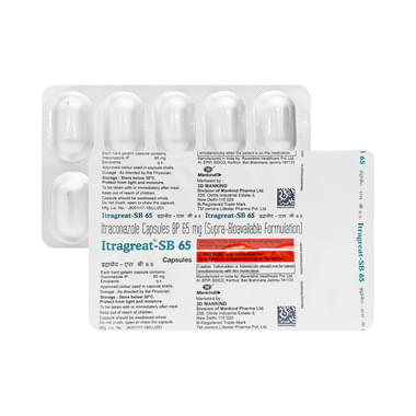 Itragreat SB 65mg Capsule