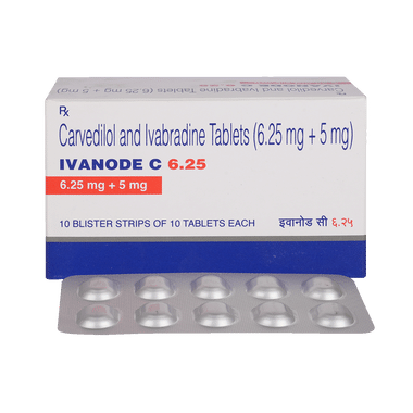 Ivanode C 6.25mg/5mg Tablet