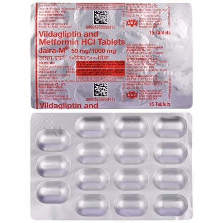 Jalra-M 50mg 1000mg Tablet