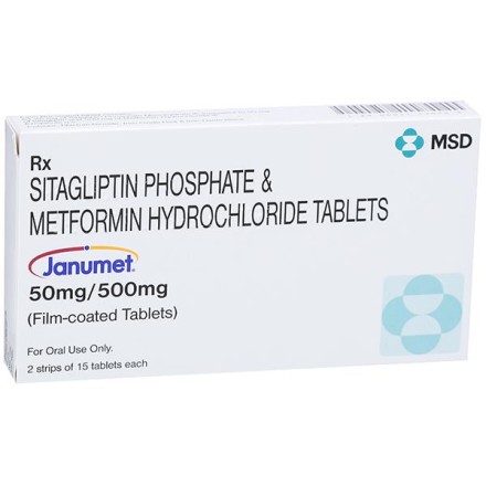 Janumet 50mg-500mg Tablet