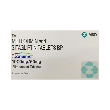 Janumet 50mg/1000mg Tablet