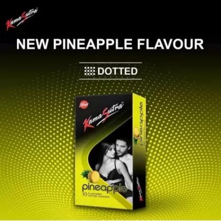 KamaSutra Dotted Condom Pineapple