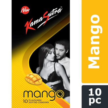 KamaSutra Mango Pleasure Dotted Condom