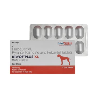 Image of Kiwof Plus XL Easy Chews Deworming Pet Tablet For Dogs