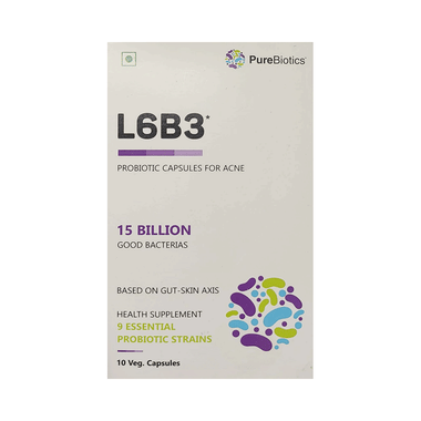 Image of L6B3 Vegicap Probiotic Veg Capsule for acne