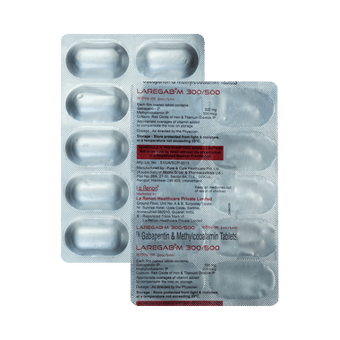 Laregab M 300mg/500mcg Tablet
