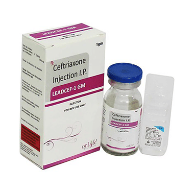 Leadcef 1gm Injection | GetOMeds