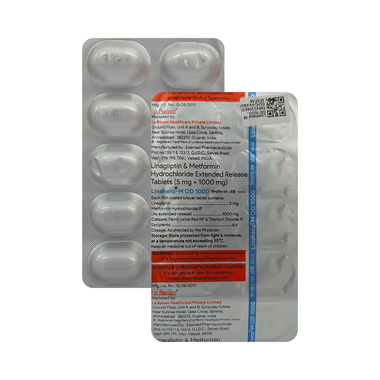 Linahenz M OD 1000mg/5mg Tablet ER
