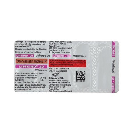 Lipikind 20 Tablet
