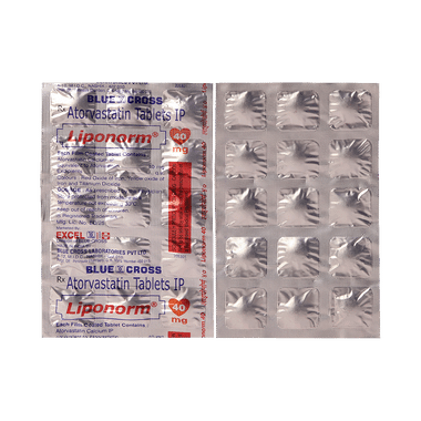 Liponorm 40mg Tablet