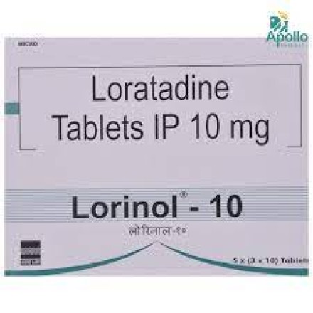 Lorinol 10 Strip Of 15 Tablets