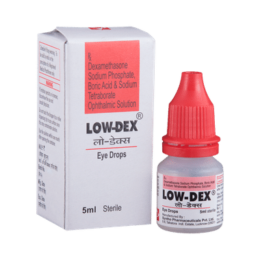 Low-Dex Eye Drops