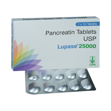 Lupase 25000 Tablet
