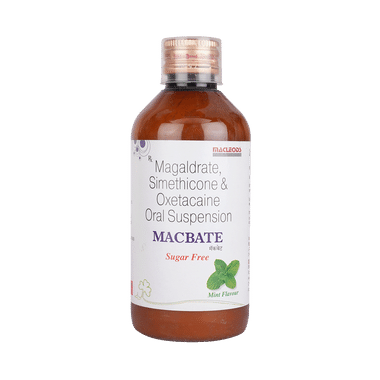 Macbate Oral Suspension Mint Sugar Free