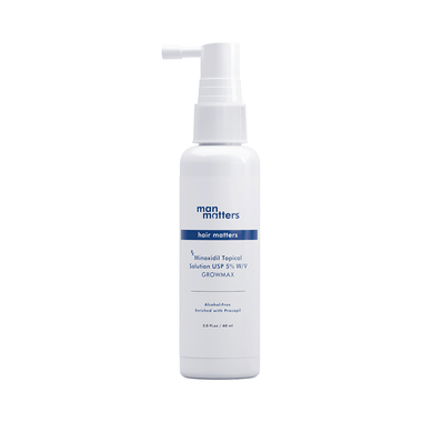 Image of Man Matters Minoxidil 5% with Procapil Solution Serum I Prevent Hair Loss & Thinning Alcohol Free with Enriched Procapil