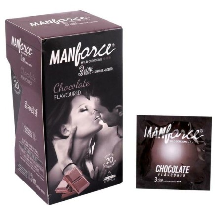 Manforce Wild Condom Chocolate