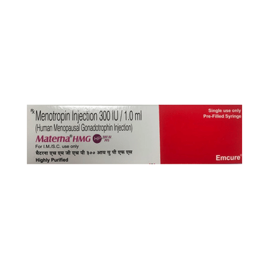 Image of Materna HMG HP 300i.u/1.0ml Injection