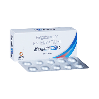 Maxgalin NT 50mg/10mg Tablet