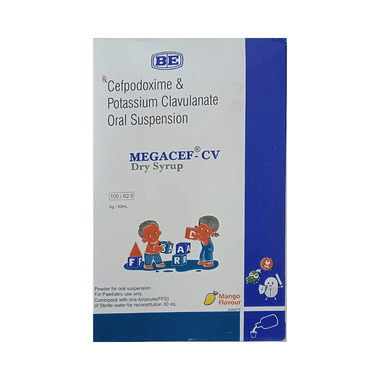 Megacef-CV Dry Syrup Mango