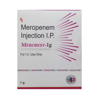Merobest 1g Injection
