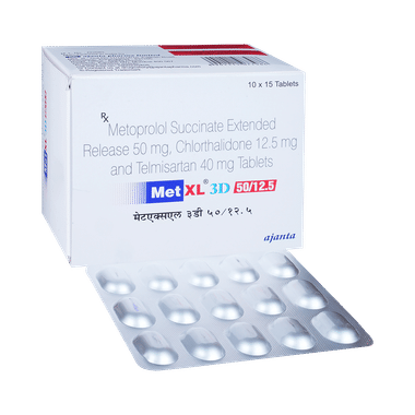 Met XL 3D 50/12.5 Tablet