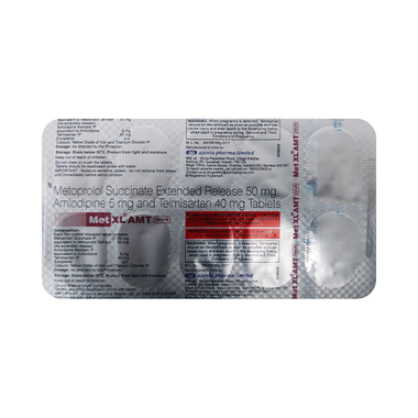 Met XL Amt 50/5/40 Tablet ER