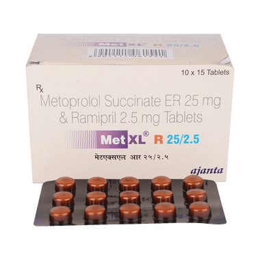 Met XL R 25mg/2.5mg Tablet