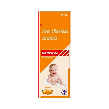 Metflox-M Oral Suspension Delicious Mango