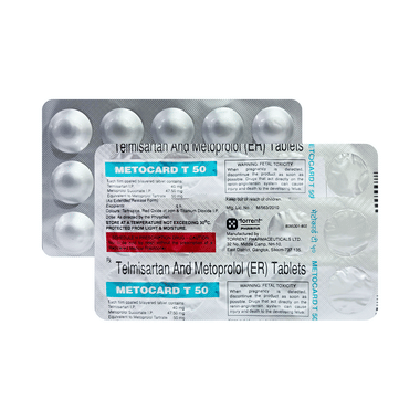 Metocard T 40mg/50mg Tablet