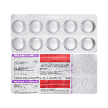 Metocard-CHT 25 Tablet ER
