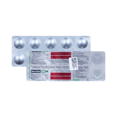 Metolar 3D 25 Tablet ER