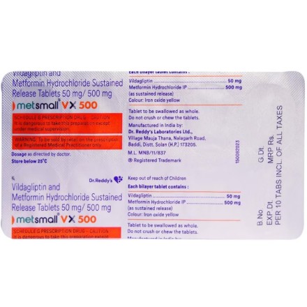Metsmall VX 500 Tablet SR