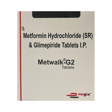 Metwalk G 2mg/500mg Tablet SR