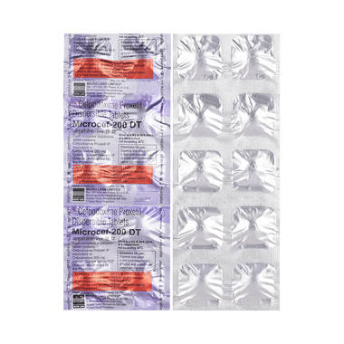 Microcef 200mg Tablet DT