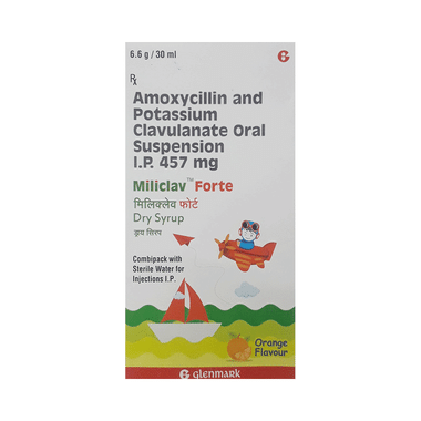 Miliclav Forte Dry Syrup Orange